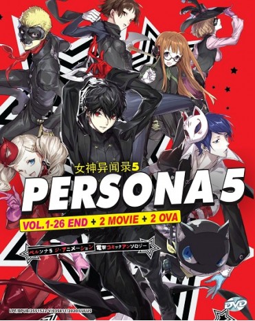 * ENG DUB *  PERSONA 5 THE ANIMATION VOL.1-26 END + 2 MOVIE +2 OVA 